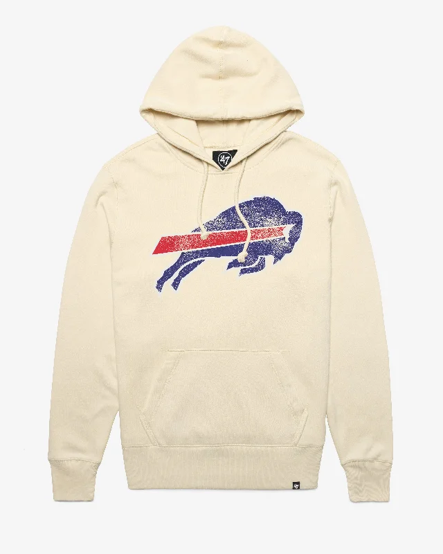 Men’s breathable gym hoodie-BUFFALO BILLS D IMPRINT '47 HEADLINE HOOD