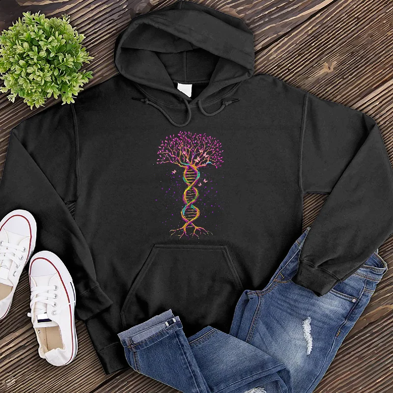 Men’s comfy graphic hoodie-Butterfly Tree Hoodie