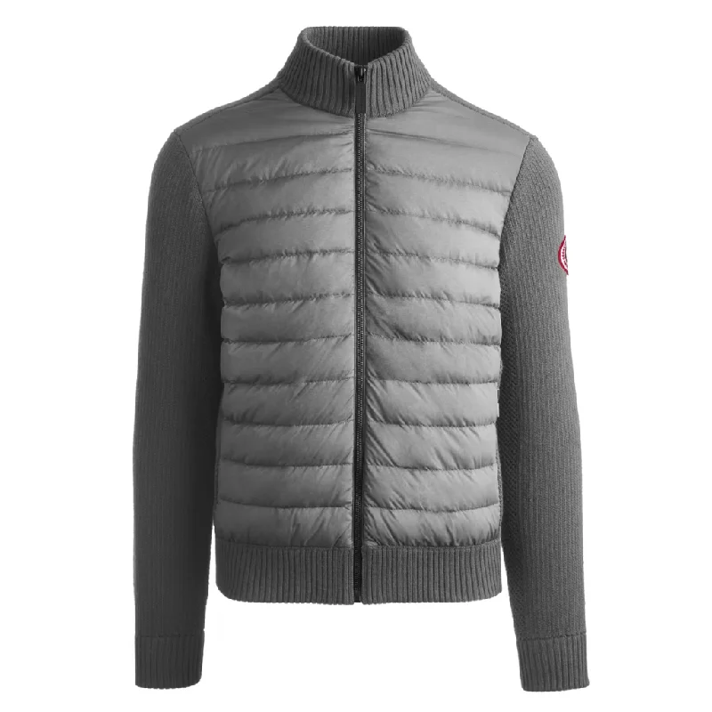 Men's windproof rain jackets-Canada Goose Men's HyBridge Knit Jacket