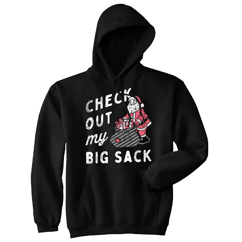 Hoodie for evening strolls men-Check Out My Big Sack Hoodie