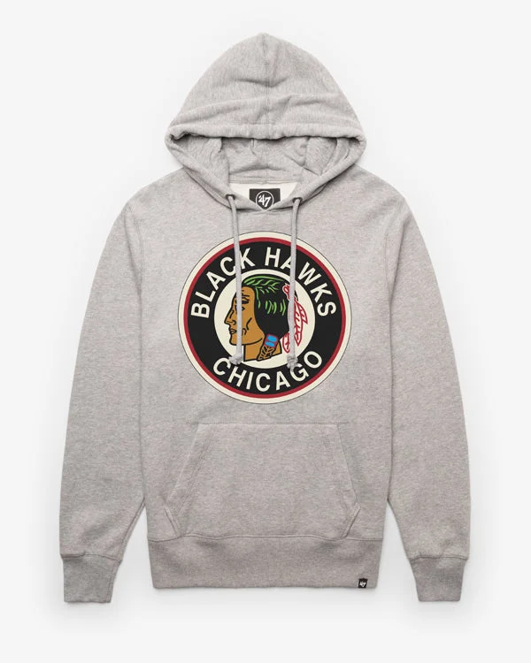 Hoodie for casual runs men-CHICAGO BLACKHAWKS VINTAGE IMPRINT '47 HEADLINE HOOD