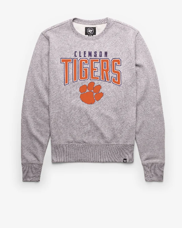 Hoodie with contrast lining men-CLEMSON TIGERS TEAM ELEMENTS ARCH '47 HEADLINE CREW