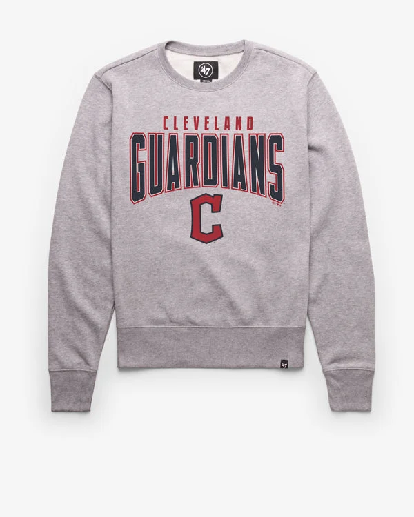 Hoodie for street chill men-CLEVELAND GUARDIANS TEAM ELEMENTS ARCH '47 HEADLINE CREW