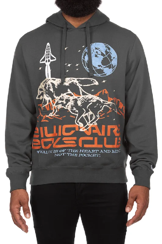 Men’s soft travel pullover-Billionaire Boys Club BB Hunt For The Moon Oversized Hoodie