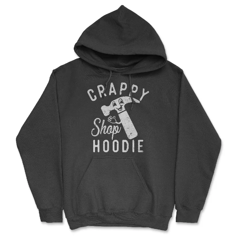 Men’s soft gym pullover-Crappy Shop Hoodie Hoodie