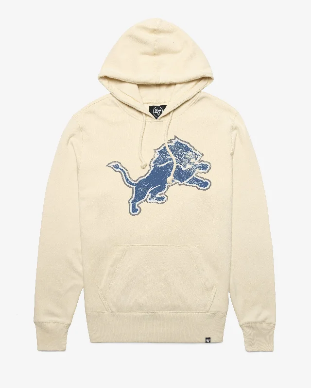 Hoodie with vintage texture men-DETROIT LIONS D IMPRINT '47 HEADLINE HOOD