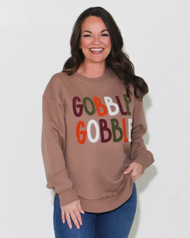 Men’s durable travel pullover-Gobble Gobble Pullover