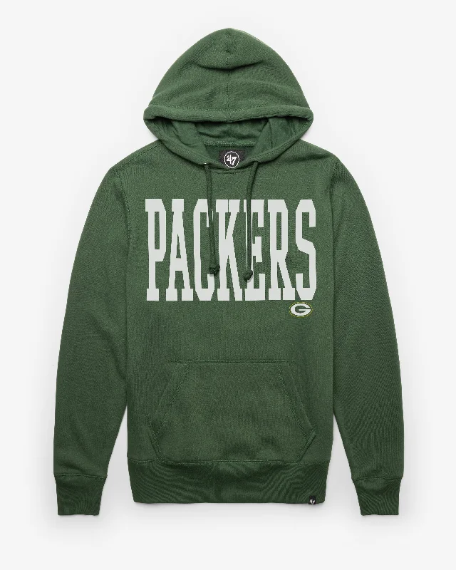 Hoodie for casual chill men-GREEN BAY PACKERS DIME '47 HEADLINE HOOD