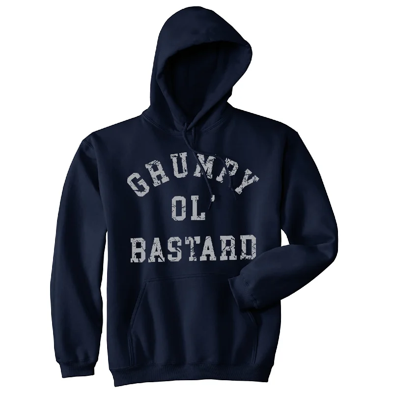 Men’s comfy gym pullover-Grumpy Ol Bastard Hoodie