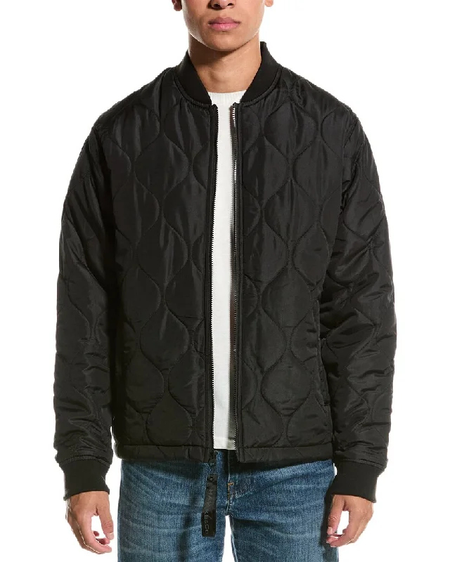 Men's lightweight fleece jackets-Hawke & Co. Onion Quilted Packable Jacket