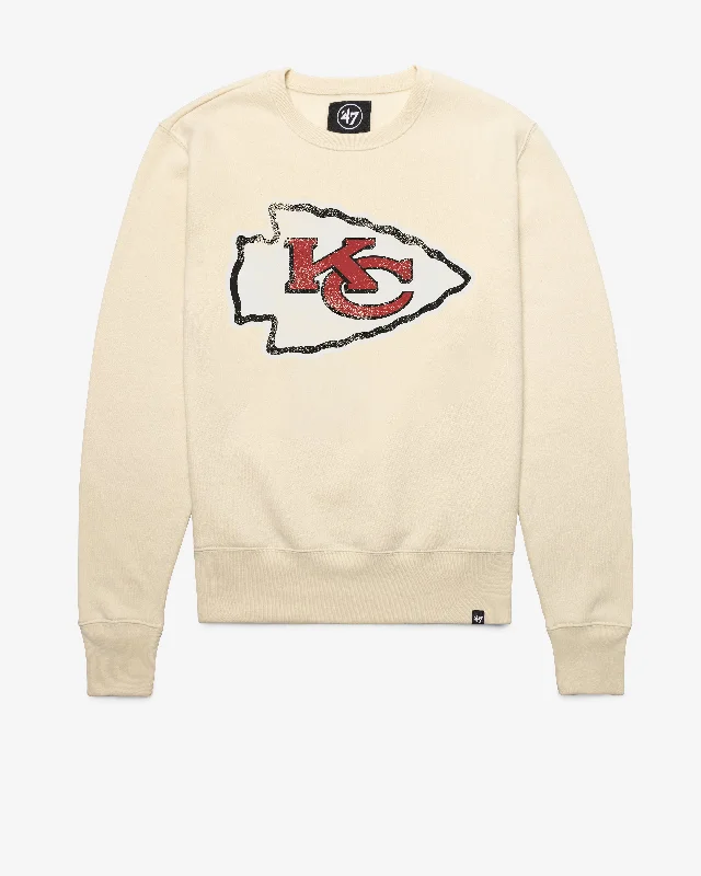 Hoodie with contrast logo men-KANSAS CITY CHIEFS D IMPRINT '47 HEADLINE CREW