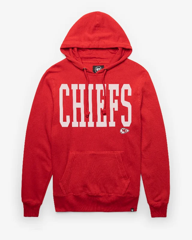 Hoodie for casual adventures men-KANSAS CITY CHIEFS DIME '47 HEADLINE HOOD