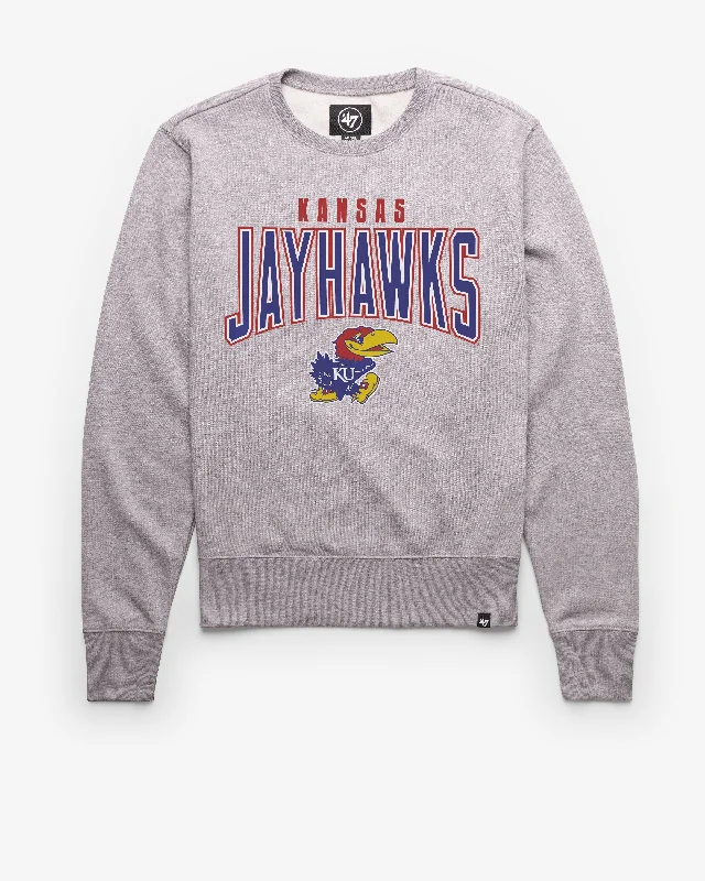 Hoodie with urban texture men-KANSAS JAYHAWKS TEAM ELEMENTS ARCH '47 HEADLINE CREW