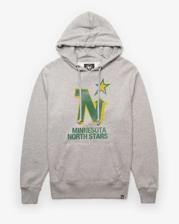 Hoodie for outdoor fun men-MINNESOTA NORTH STARS VINTAGE D IMPRINT '47 HEADLINE HOOD