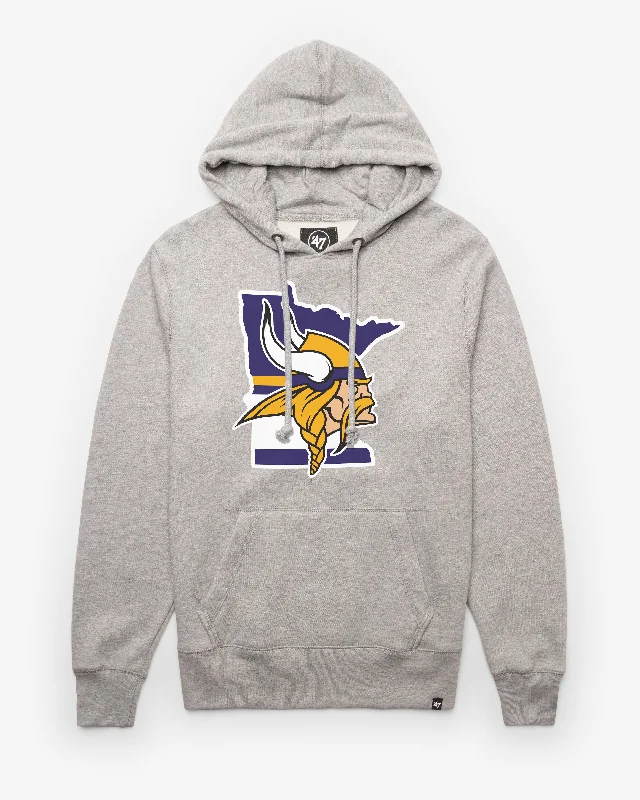 Hoodie with bold stitching men-MINNESOTA VIKINGS REGIONAL '47 HEADLINE HOOD