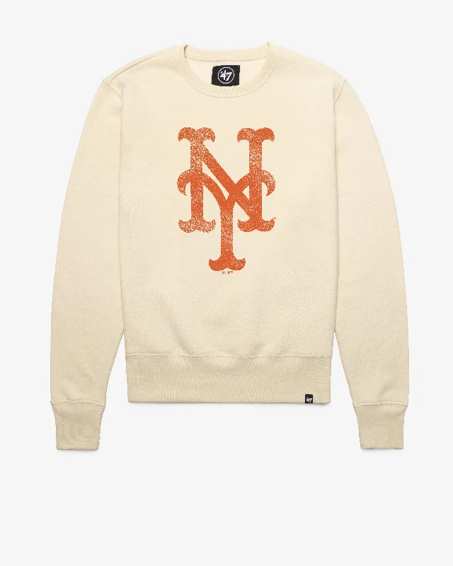 Hoodie with contrast drawstrings men-NEW YORK METS D IMPRINT '47 HEADLINE CREW