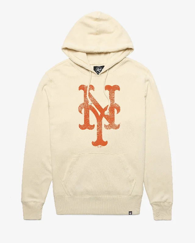 Hoodie for casual adventures men-NEW YORK METS D IMPRINT '47 HEADLINE HOOD