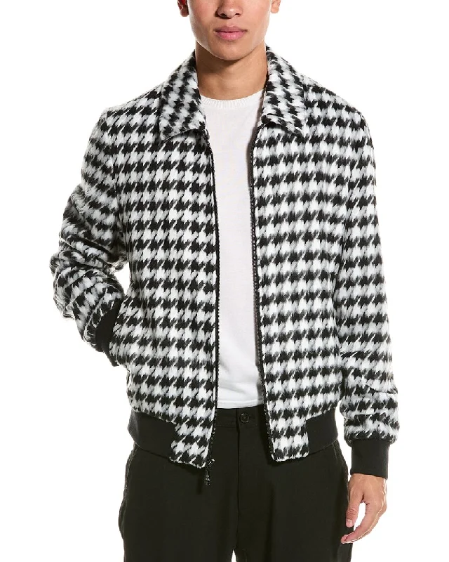 Men's warm quilted jackets-Paisley & Gray Dorian Bomber Jacket