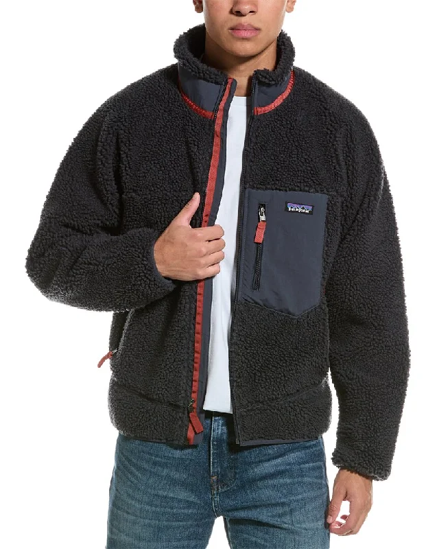 Men's matte leather jackets-Patagonia Classic Retro Jacket