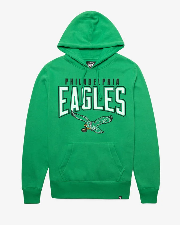 Hoodie for evening adventures men-PHILADELPHIA EAGLES HISTORIC TEAM ELEMENTS ARCH '47 HEADLINE HOOD