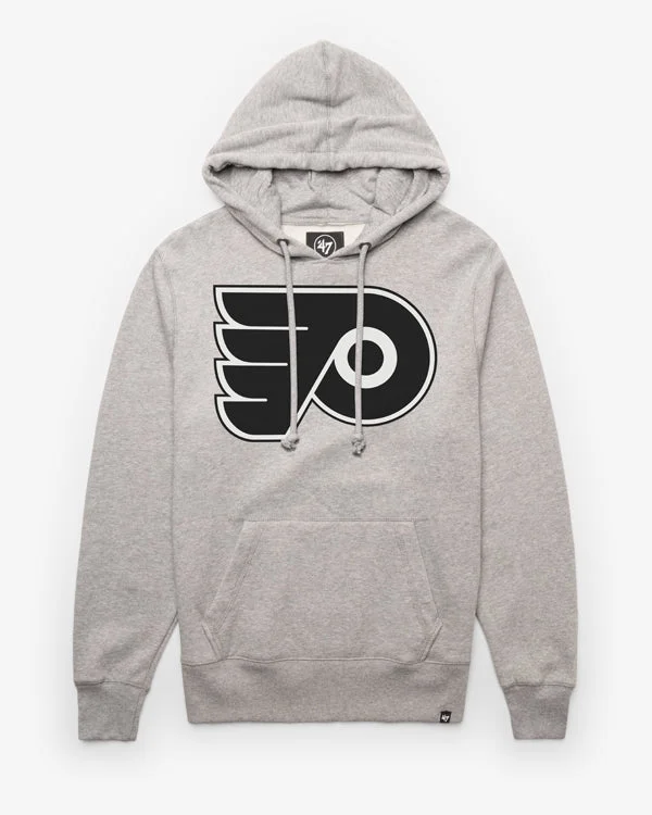 Men’s stylish black hoodie-PHILADELPHIA FLYERS VINTAGE IMPRINT '47 HEADLINE HOOD