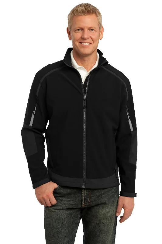 Men's ventilated windbreaker jackets-Port Authority Men's Embark Soft Shell Jacket. J307