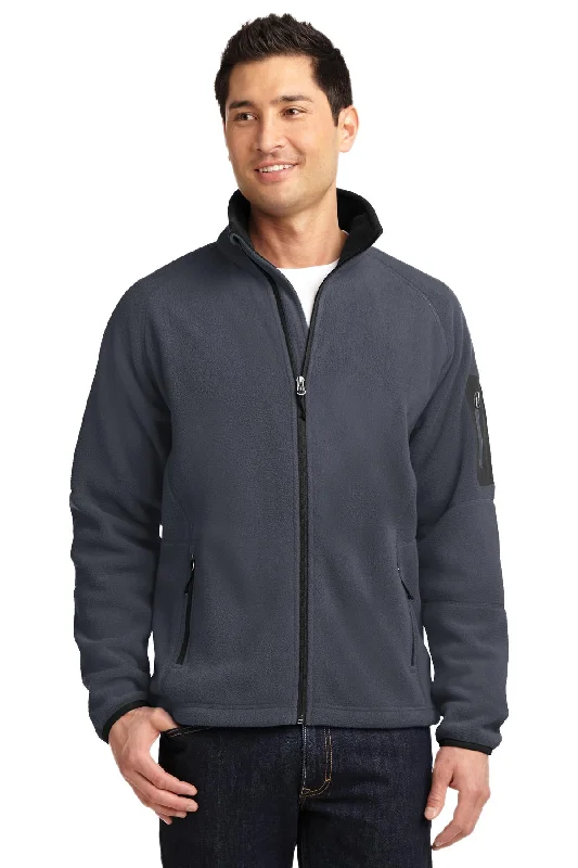 Men's insulated rain jackets-Port Authority Men's Enhanced Value Fleece Full-Zip Jacket. F229