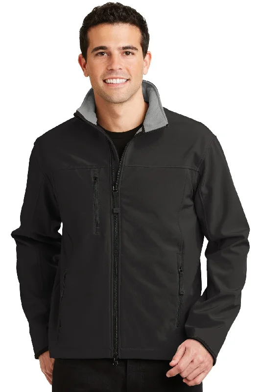 Men's timeless trench jackets-Port Authority Men's Glacier Soft Shell Jacket. J790