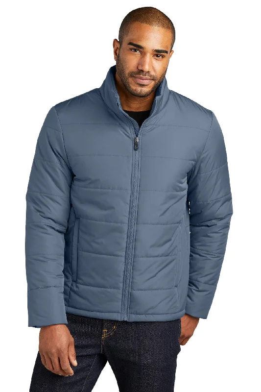 Men's soft fleece jackets-Port Authority Men's Puffer Jacket J852