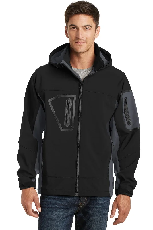 Men's shiny bomber jackets-Port Authority Men's Tall Waterproof Soft Shell Jacket. TLJ798