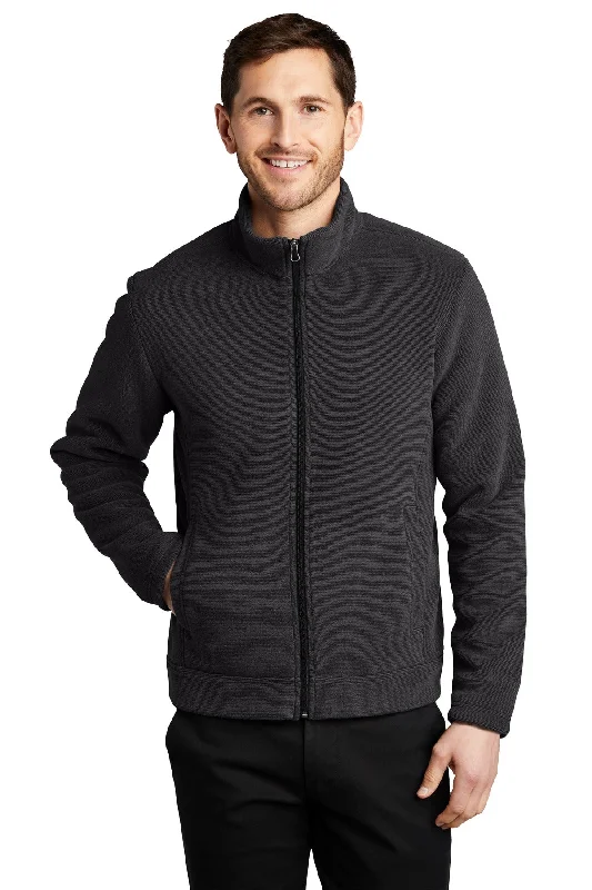 Men's rustic fleece jackets-Port Authority Men's Ultra Warm Brushed Fleece Jacket. F211