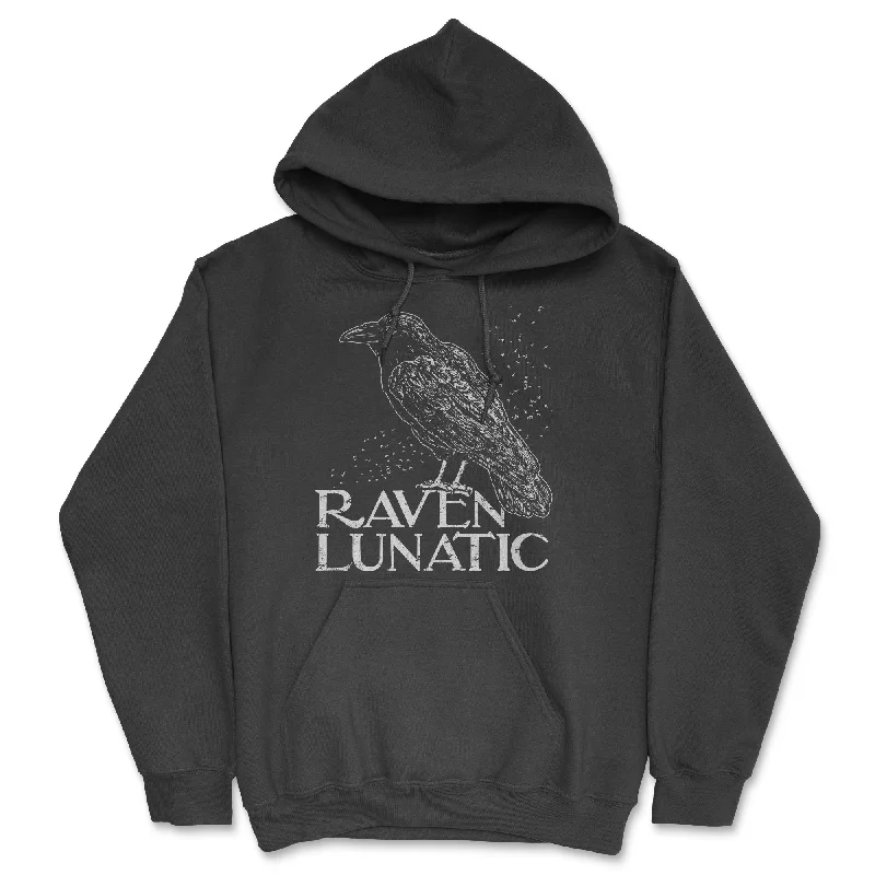 Men’s soft gym pullover-Raven Lunatic Hoodie