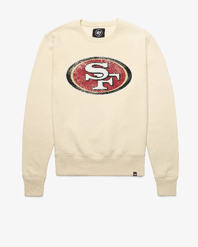 Hoodie for casual evenings men-SAN FRANCISCO 49ERS D IMPRINT '47 HEADLINE CREW