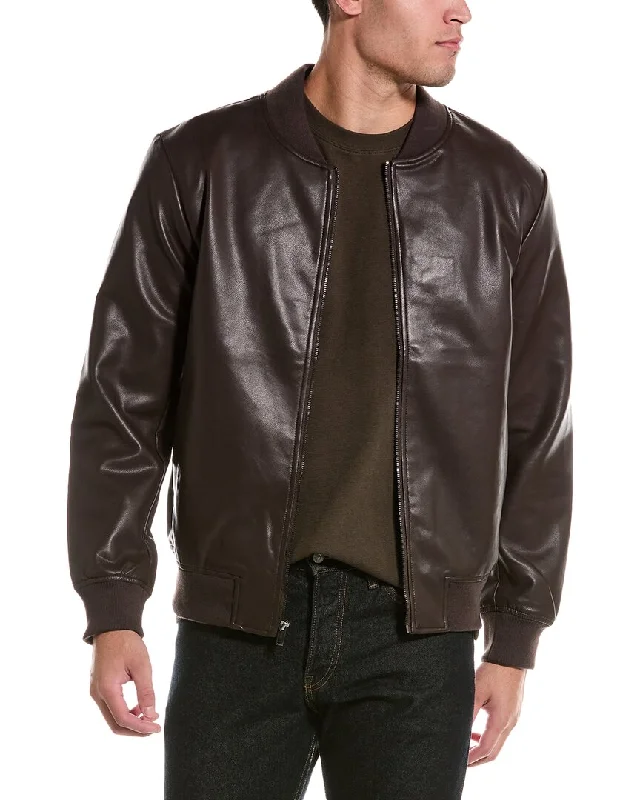 Men's casual bomber jackets-Slate & Stone Bomber Jacket