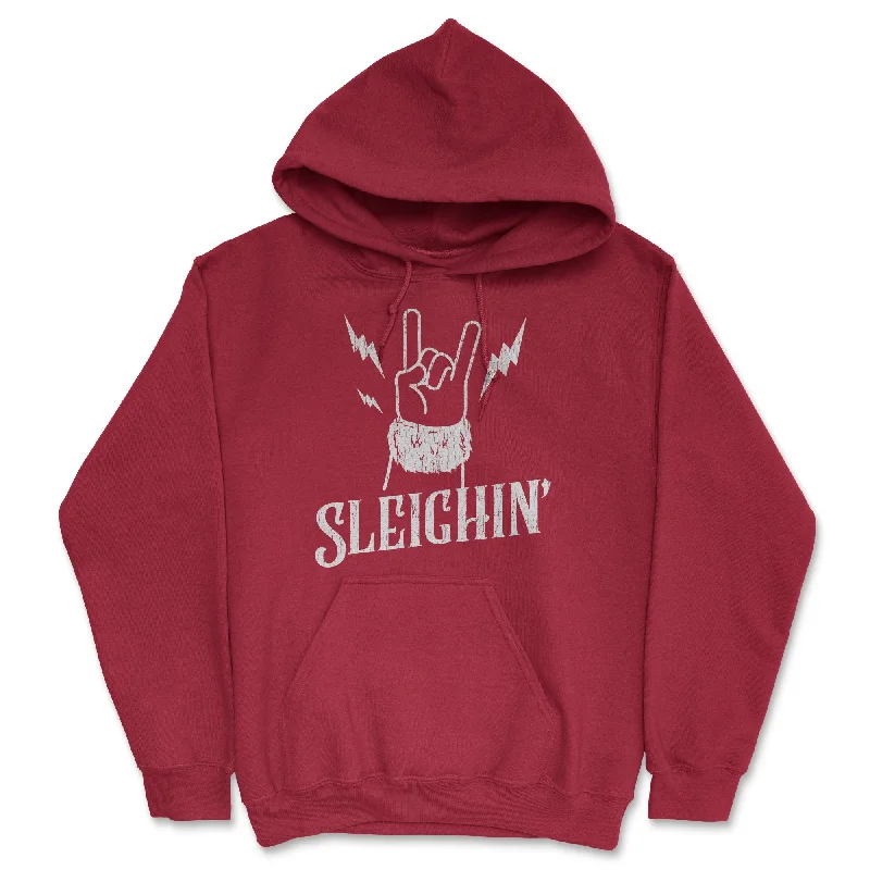 Men’s premium white hoodie-Sleighin Hoodie