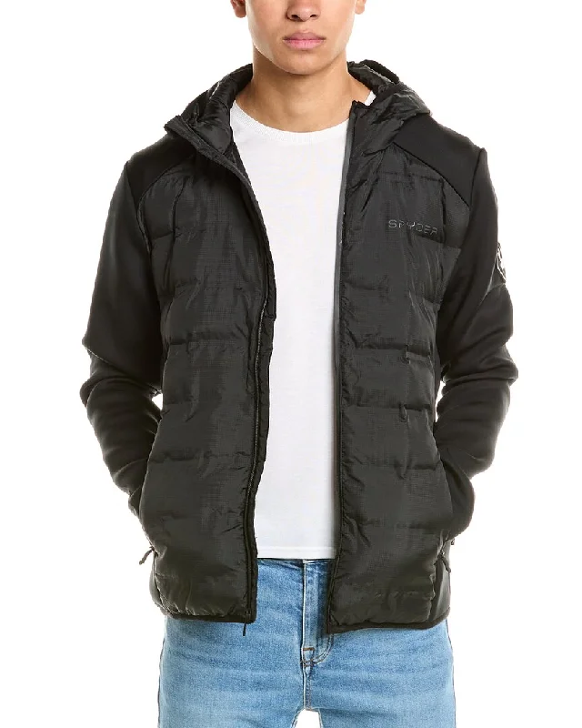 Men's cozy puffer jackets-Spyder Quilted Jacket