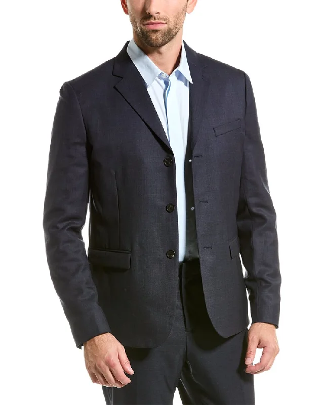 Men's lightweight rain jackets-The Kooples Wool Suit Jacket