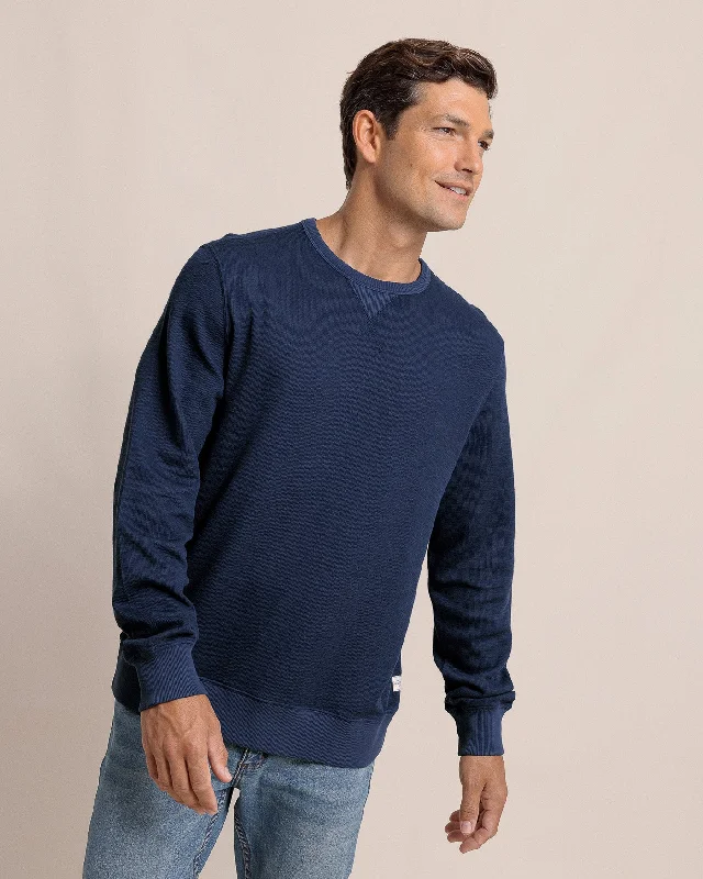 Bluffton Crewneck- Dress Blue