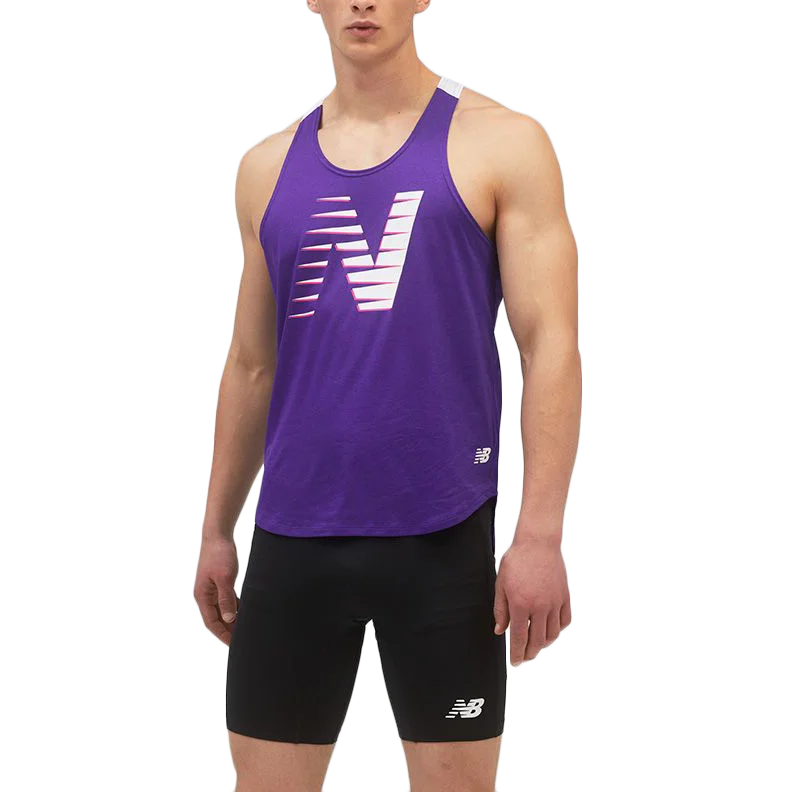 comfortable and stylish short sleeve shirts -Men's Fast Flight Printed Singlet