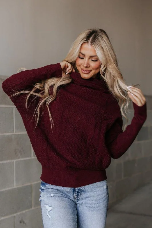 Give It Your All Sweater - Maroon