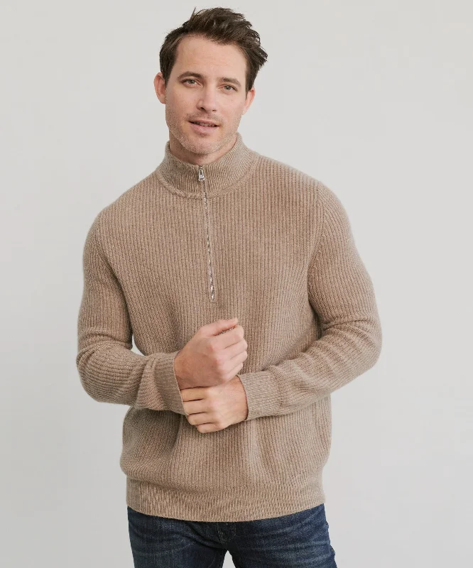 Men's Wool Half Zip