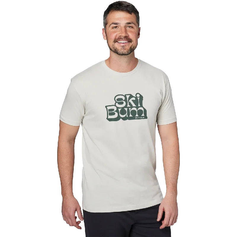 cool and casual short sleeve shirts for men -Ski Bum Tee