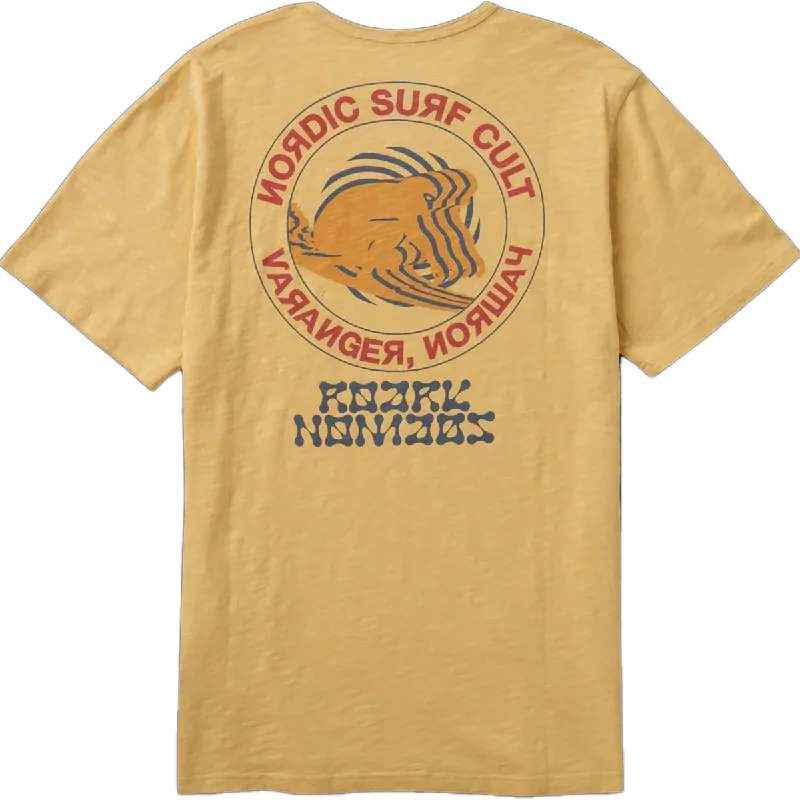 stylish short sleeve shirts with modern cuts -Men's Surf Cult Organic Premium Tee