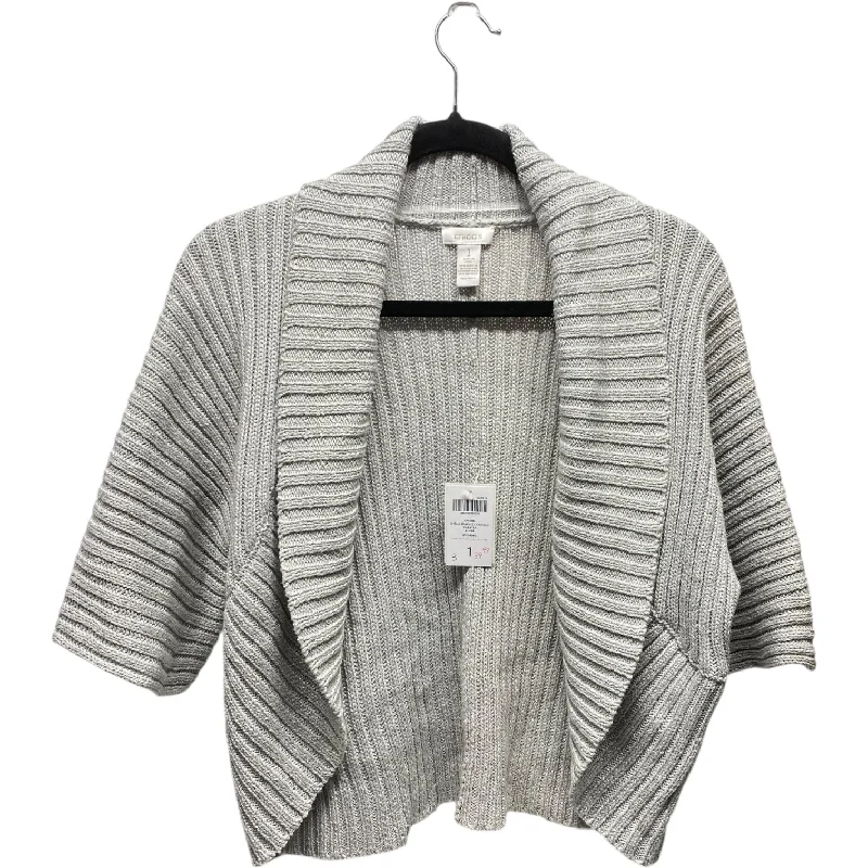 comfortable short sleeve shirts for everyday use -Sweater Cardigan By Chicos In Grey, Size: M