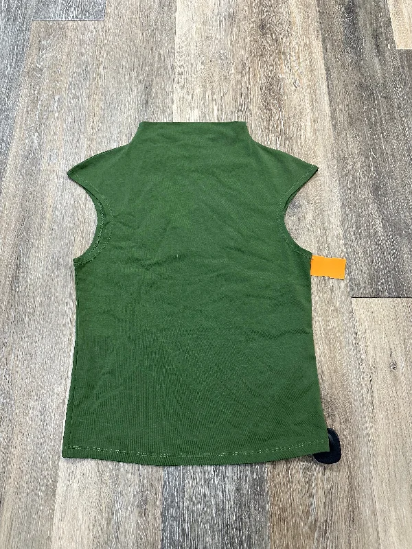 cool short sleeve polo shirts for men -Top Sleeveless By J. Crew In Green, Size: S