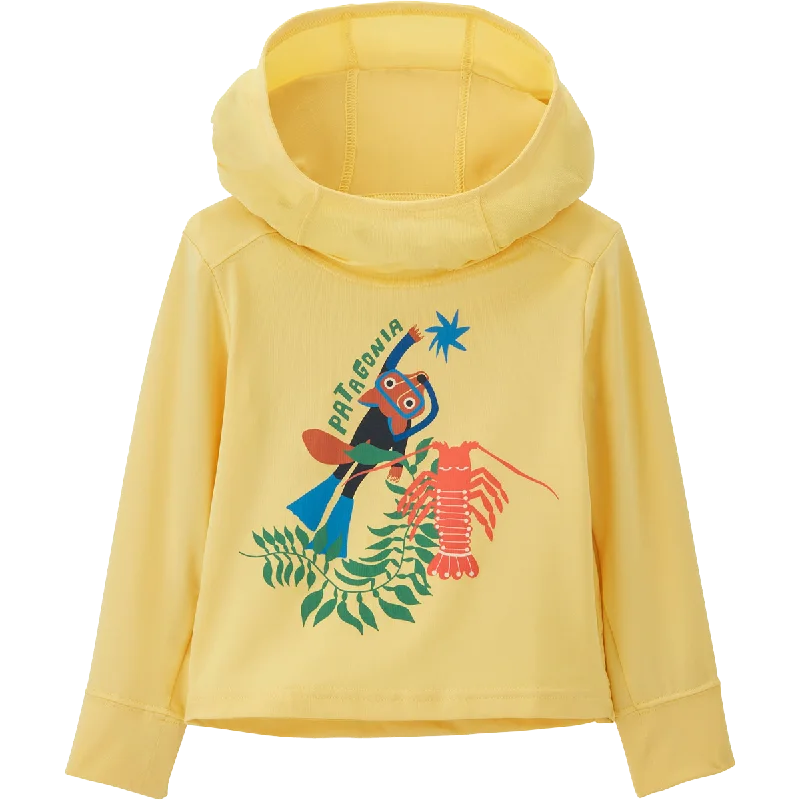 affordable short sleeve t-shirts for casual wear -Youth Baby Capilene Silkweight Hoody