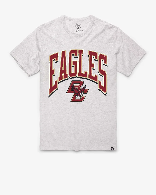 comfortable and breathable short sleeve shirts -BOSTON COLLEGE EAGLES BC WALK TALL '47 FRANKLIN TEE