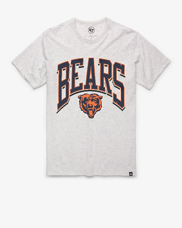 men’s printed short sleeve shirts with graphics -CHICAGO BEARS HISTORIC WALK TALL '47 FRANKLIN TEE