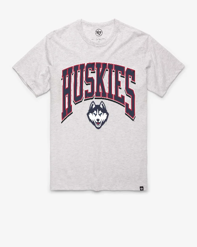 short sleeve polo t-shirts for casual wear -CONNECTICUT HUSKIES UCONN WALK TALL '47 FRANKLIN TEE