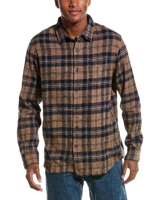 Men's muted-tone shirts-Grayers Lightweight Grindle Fine Twill Shirt